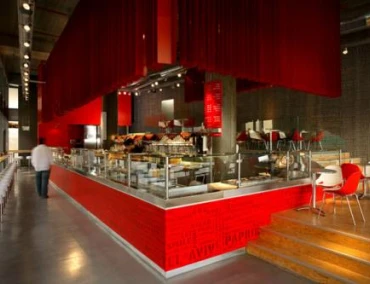 תכנון והקמת סניף הדגל של סנדוויץ' פקטורי באריה שנקר 16 בהרצליה פיתוח 